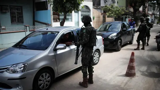 Policías en Brasil (Archivo) Policías de Brasil