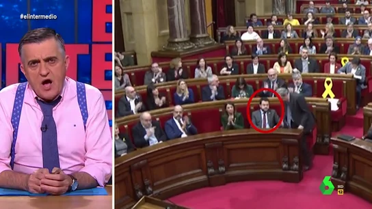 La polémica reacción de Pere Aragonès con Quim Torra La polémica reacción de Pere Aragonès con Quim Torra