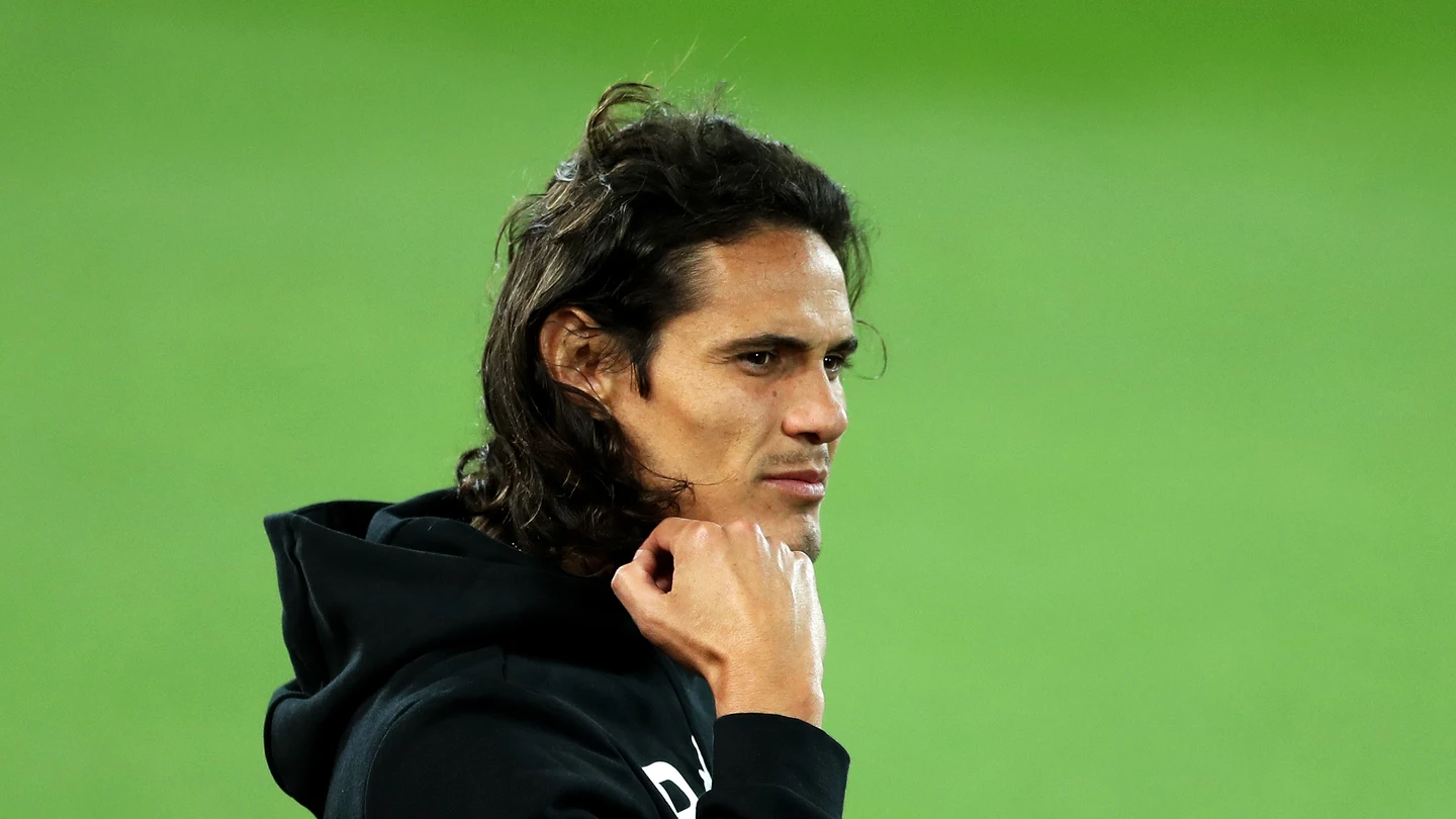El delantero uruguayo Edinson Cavani El delantero uruguayo Edinson Cavani