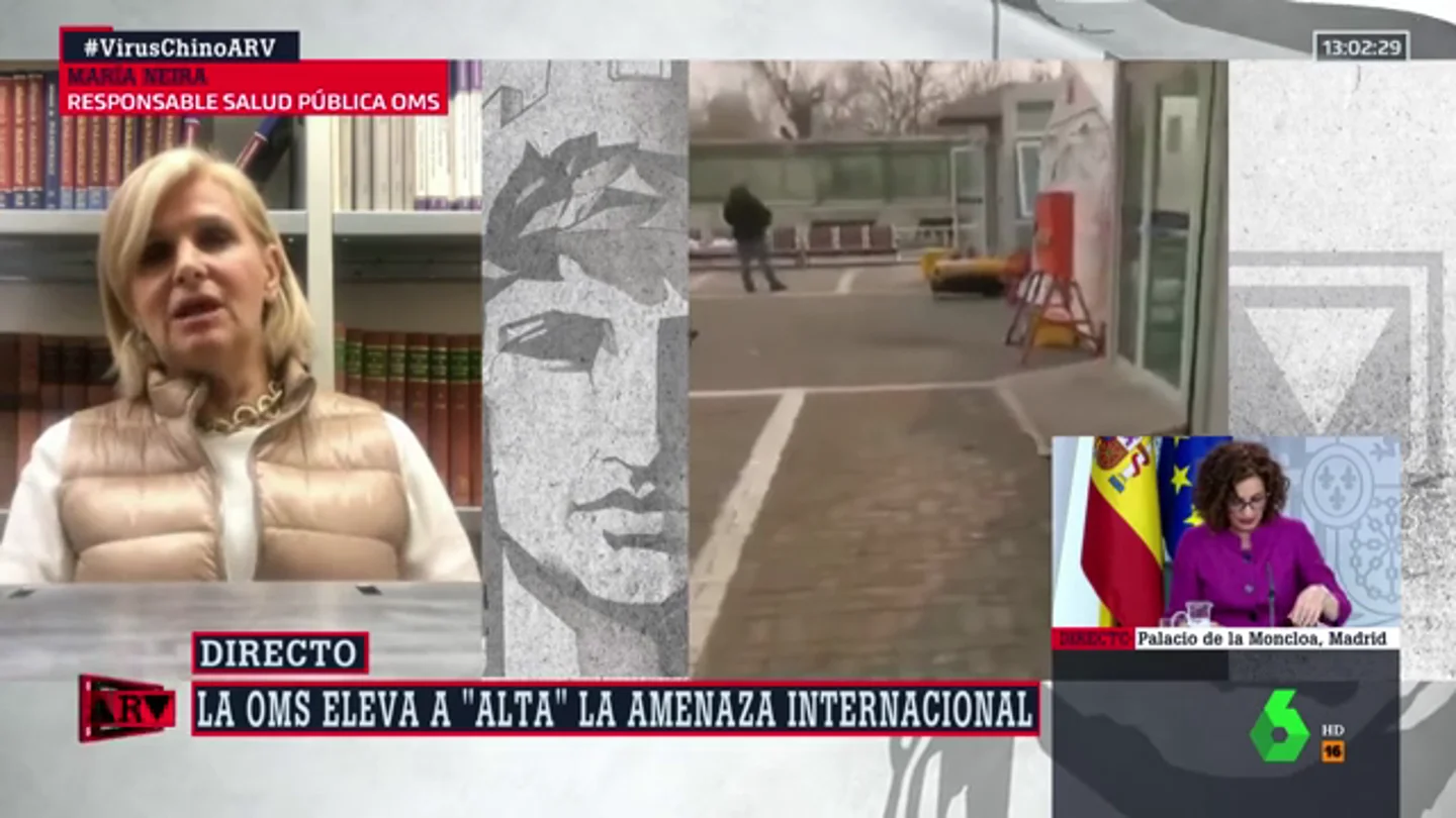 María Neira, sobre si la OMS declarará la emergencia internacional: "Si se cumplen los criterios, no nos temblará la mano" María Neira, sobre si la OMS declarará la emergencia internacional: "Si se cumplen los criterios, no nos temblará la mano"