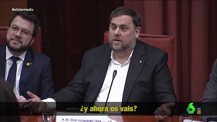 Junqueras tira de sarcasmo con el abandono del Parlament de Lorena Roldán: "Ahora que habíamos empezado a dialogar, ¡qué manía!"