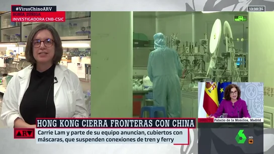 Sonia Zúñiga (CSIC), sobre el coronavirus: "De momento no está cambiando de una manera alarmante" Sonia Zúñiga (CSIC), sobre el coronavirus: "De momento no está cambiando de una manera alarmante"