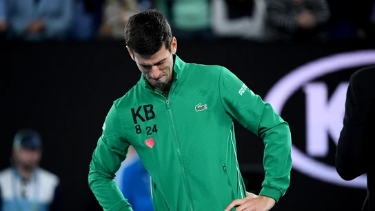 Djokovic se derrumba al recordar a Kobe Bryant Djokovic se derrumba al recordar a Kobe Bryant