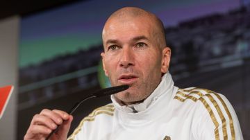 Zinedine Zidane, durante una rueda de prensa.