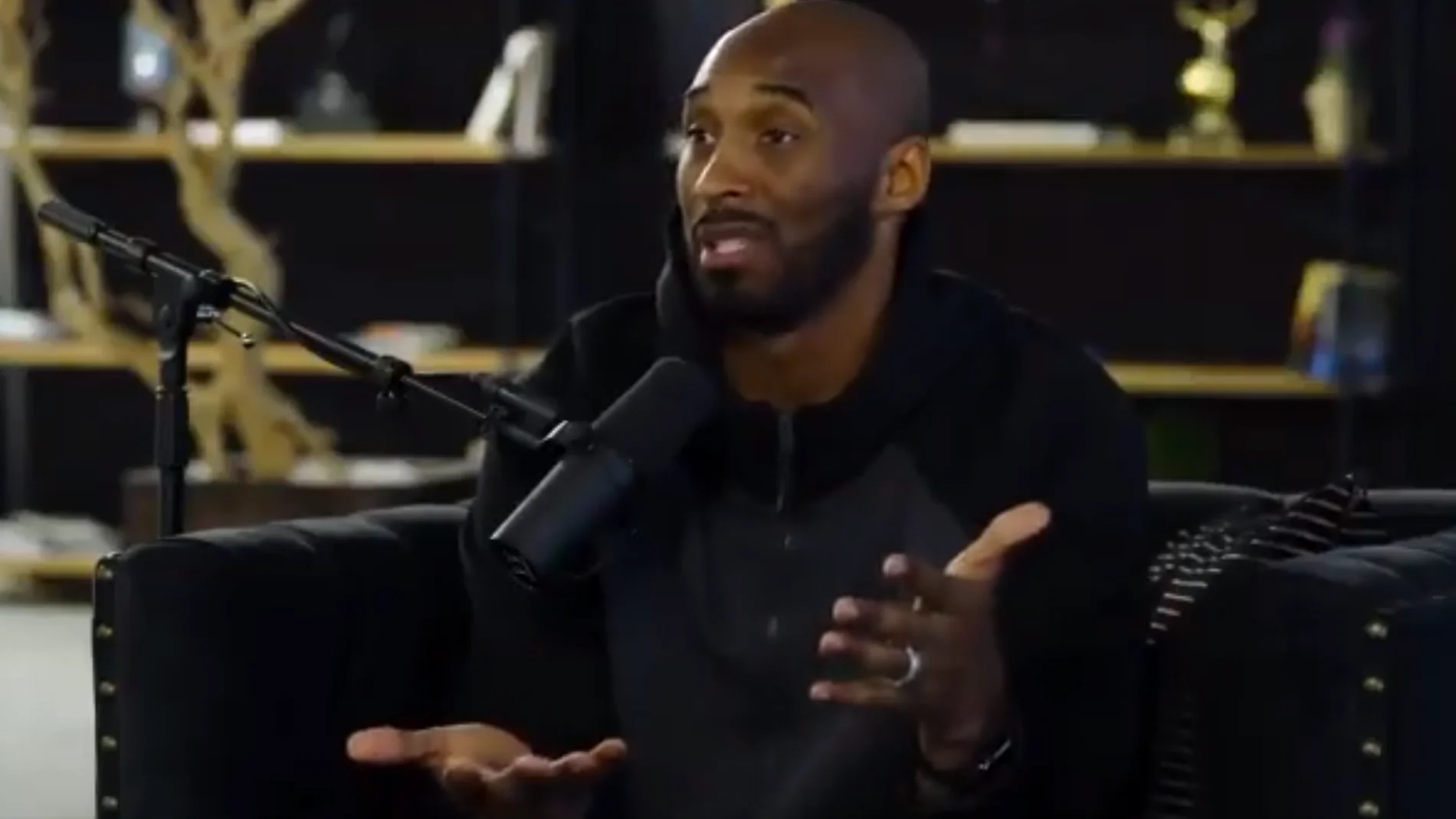 Kobe Bryant, durante una entrevista en 2018