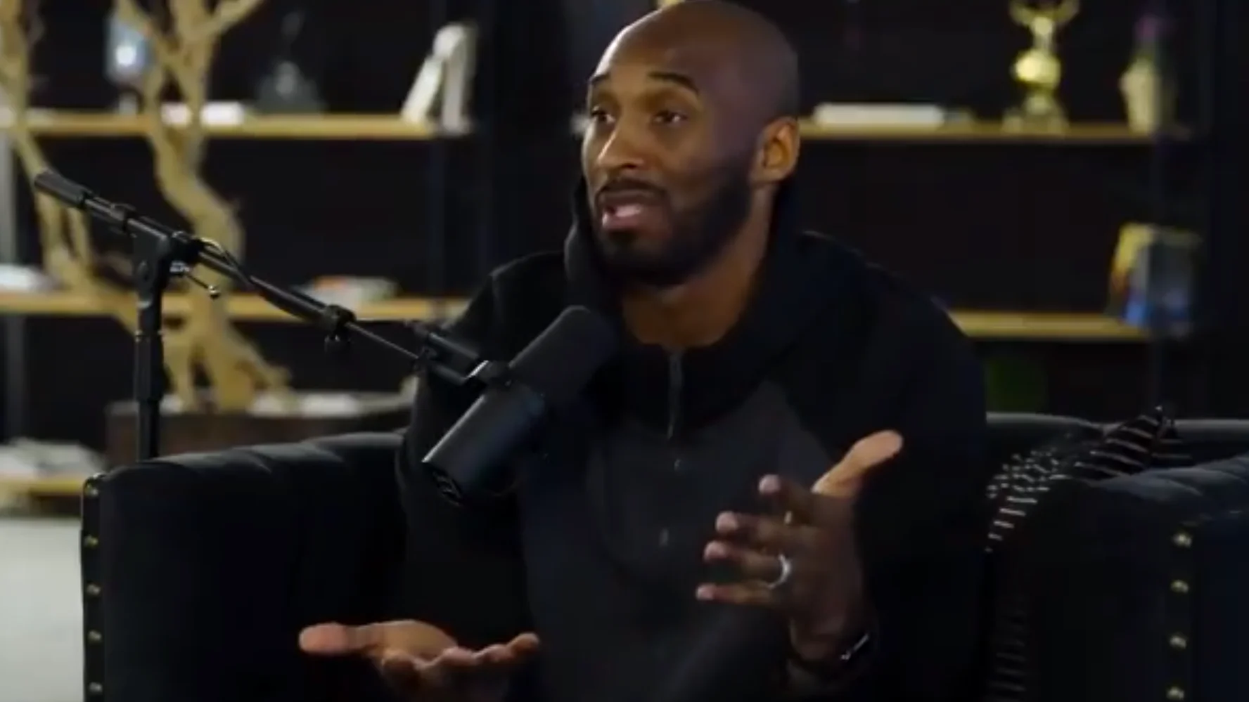 Kobe Bryant, durante una entrevista en 2018