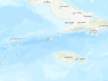 Epicentro del terremoto en el Mar Caribe Epicentro del terremoto en el Mar Caribe