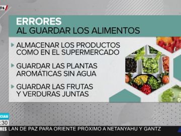 Los errores más comunes que cometemos al guardar alimentos Los errores más comunes que cometemos al guardar alimentos