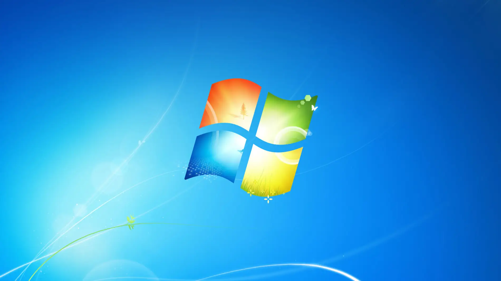 Fondo de pantalla oficial de Windows 7.