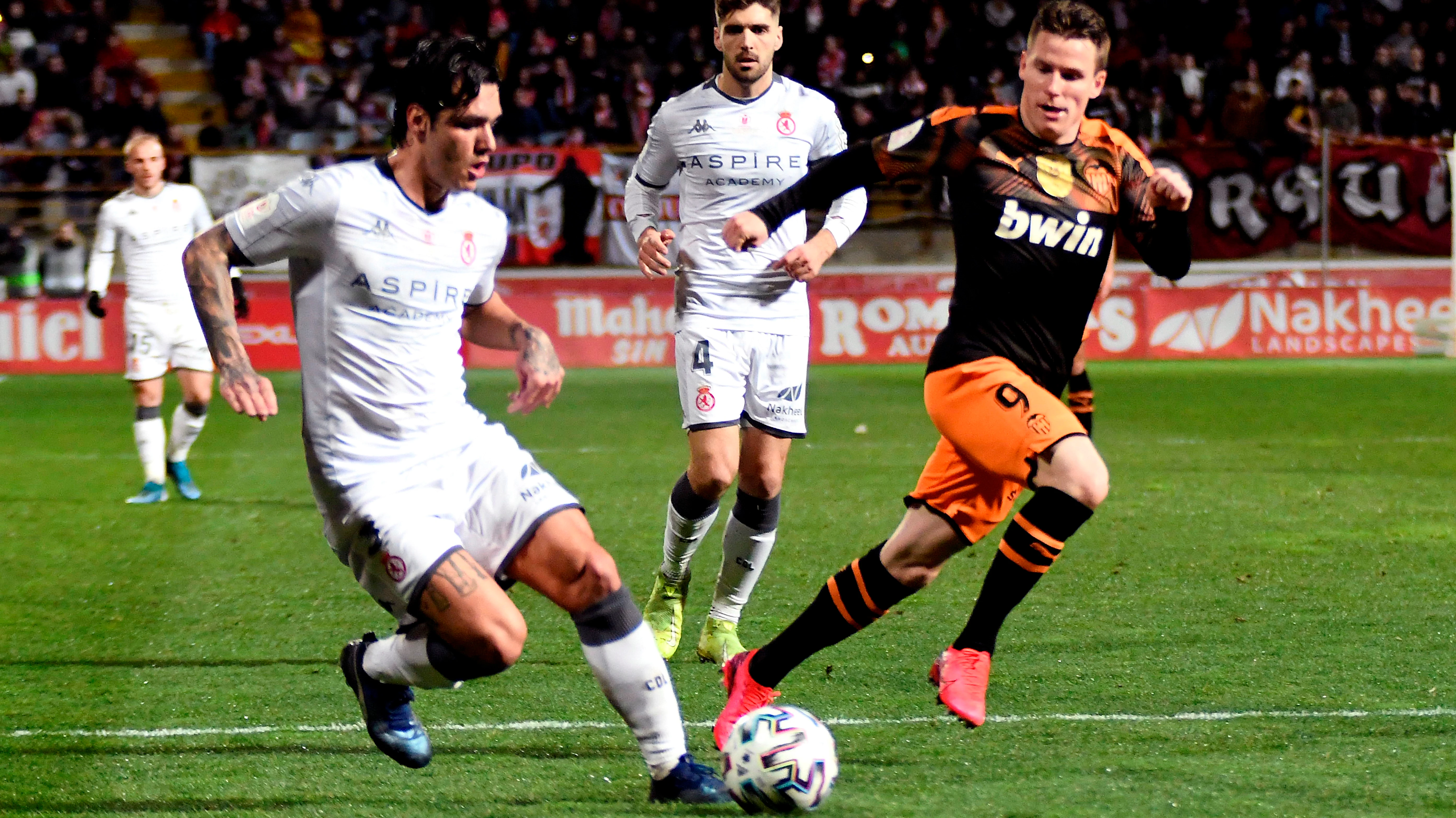 Gameiro, en el partido ante la Cultural y Deportiva Leonesa