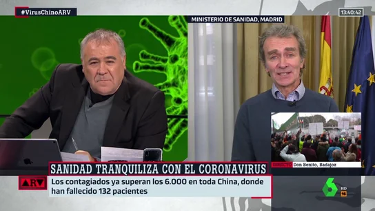 Fernando Simón, sobre el coronavirus de Wuhan: "El periodo asintomático complica el control" Fernando Simón, sobre el coronavirus de Wuhan: "El periodo asintomático complica el control"