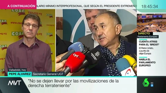 Miguel Blanco (COAG) responde a Pepe Álvarez: "No somos terratenientes, representamos a los pequeños y medianos agricultores" Miguel Blanco (COAG) responde a Pepe Álvarez: "No somos terratenientes, representamos a los pequeños y medianos agricultores"