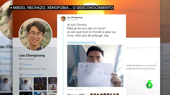 'Yo no soy un virus': la campaña contra la discriminación de los ciudadanos chinos por el coronavirus 'Yo no soy un virus': la campaña contra la discriminación de los ciudadanos chinos por el coronavirus