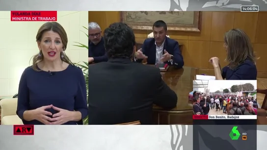 Yolanda Díaz: "Hay que acabar con el fraude de los falsos autónomos" Yolanda Díaz: "Hay que acabar con el fraude de los falsos autónomos"