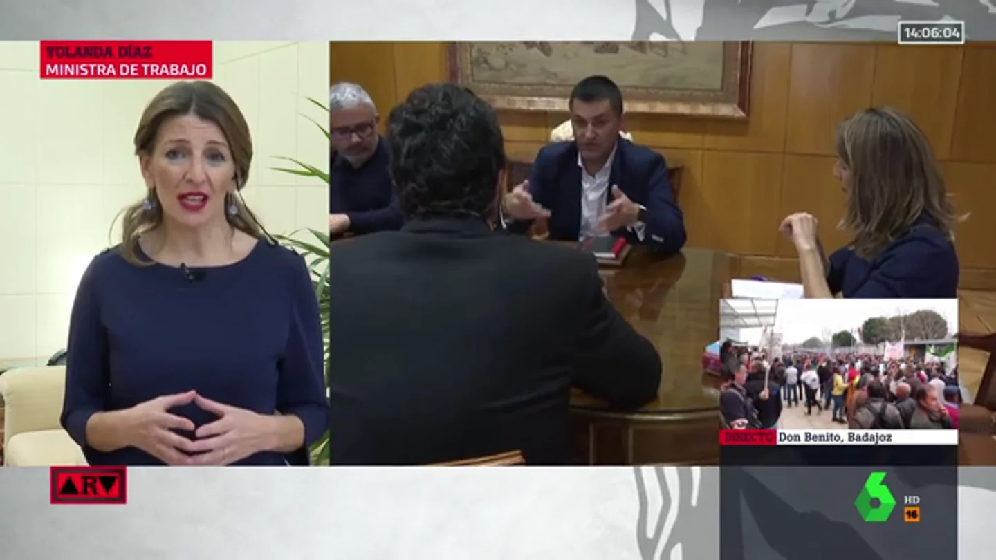 Yolanda Díaz: "Hay que acabar con el fraude de los falsos autónomos" Yolanda Díaz: "Hay que acabar con el fraude de los falsos autónomos"