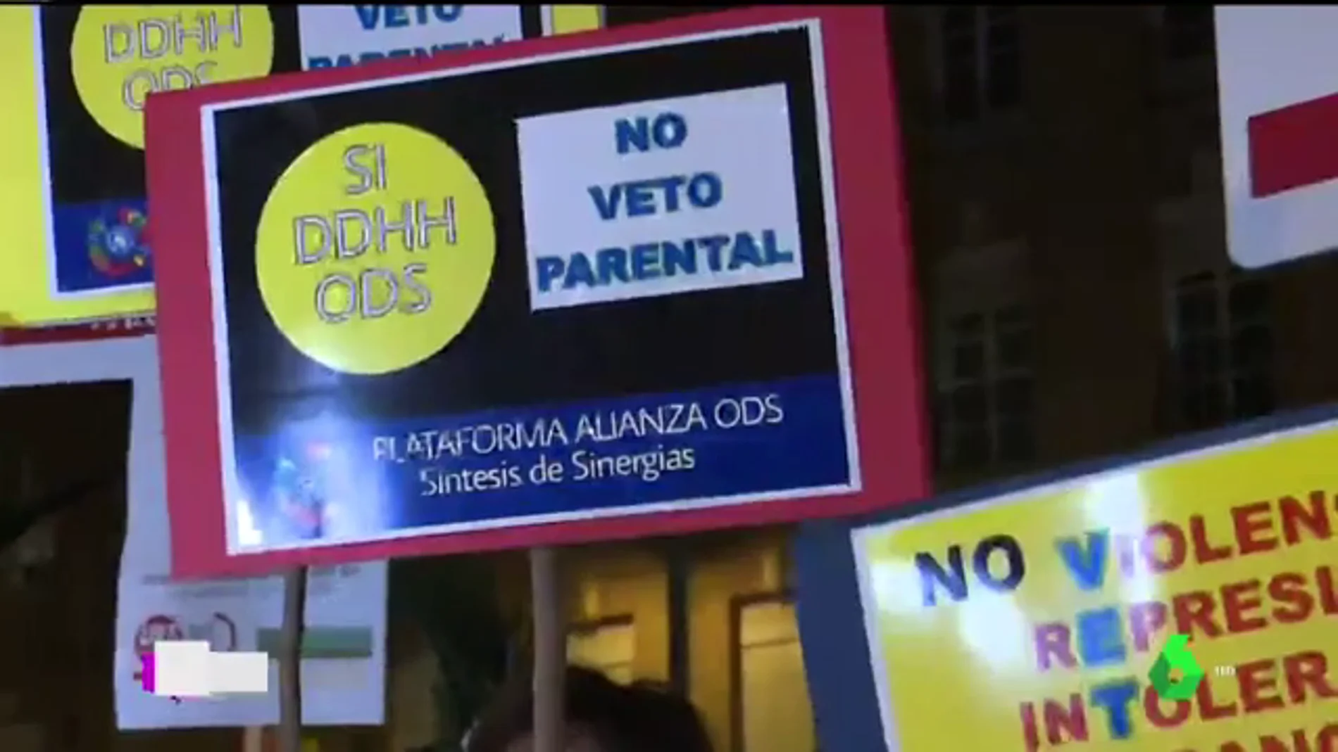 Manifestación en Murcia contra el veto parental que exige Vox