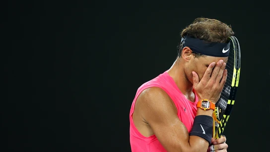 Rafa Nadal lamenta un fallo contra Thiem Rafa Nadal lamenta un fallo contra Thiem