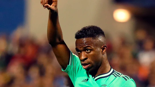 Vinicius Jr, ante el Real Zaragoza. Vinicius Jr, ante el Real Zaragoza.