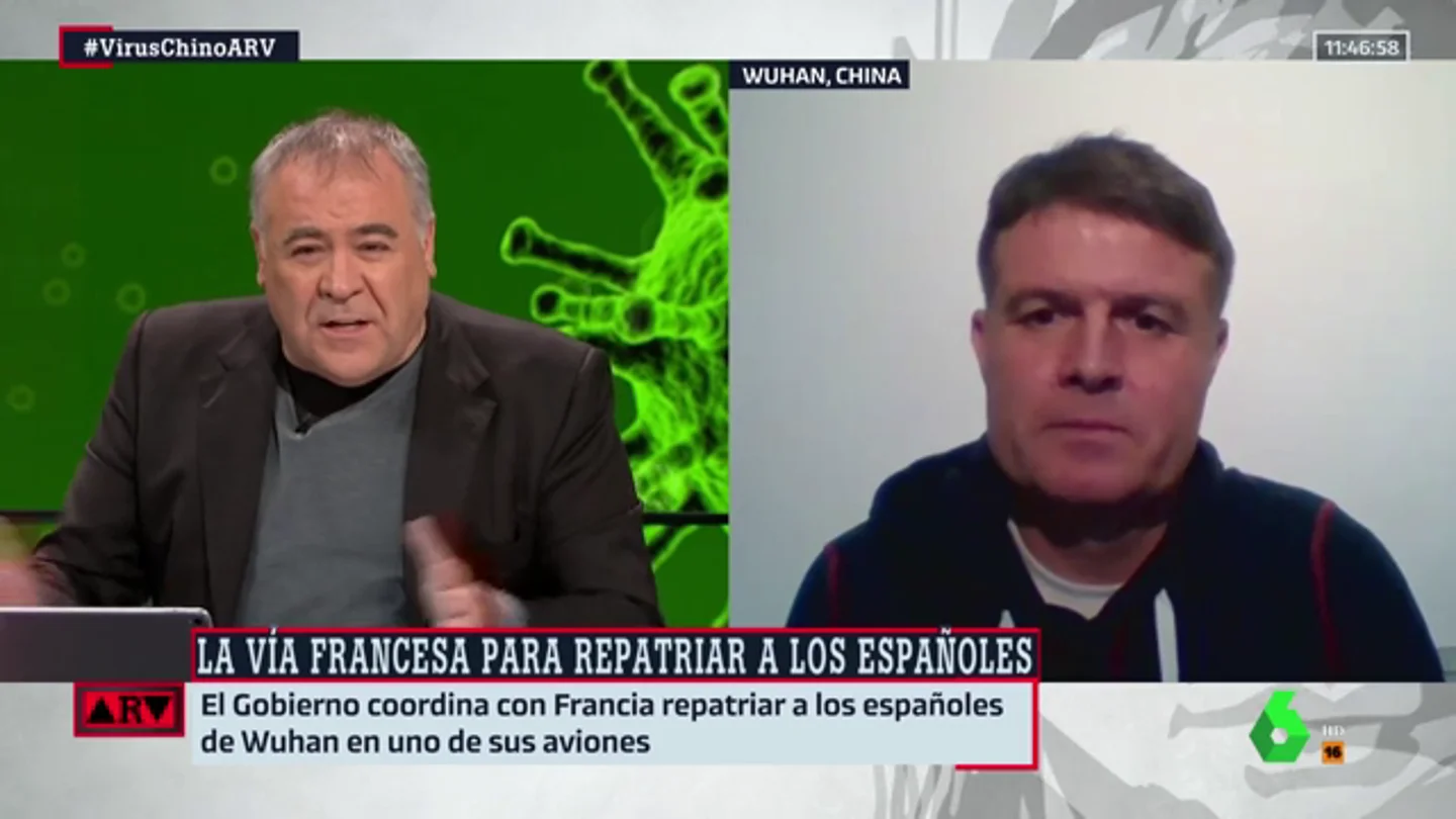 Pedro Morilla, español en Wuhan a la espera de ser repatriado: "Queremos volver con nuestras familias" Pedro Morilla, español en Wuhan a la espera de ser repatriado: "Queremos volver con nuestras familias"