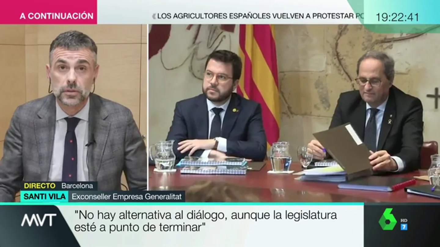 Santi Vila: "La primera decisión que me gusta de Torra desde que es presidente es la convocatoria de elecciones" Santi Vila: "La primera decisión que me gusta de Torra desde que es presidente es la convocatoria de elecciones"