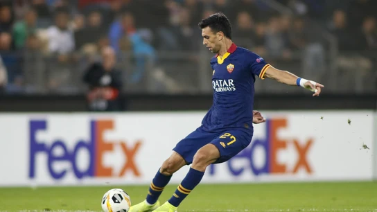Javier Pastore, en un partido con la Roma. Javier Pastore, en un partido con la Roma.