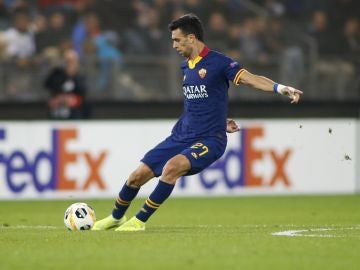 Javier Pastore, en un partido con la Roma. Javier Pastore, en un partido con la Roma.