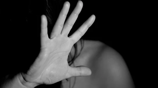 Recreación de una escena de violencia machista Violencia machista