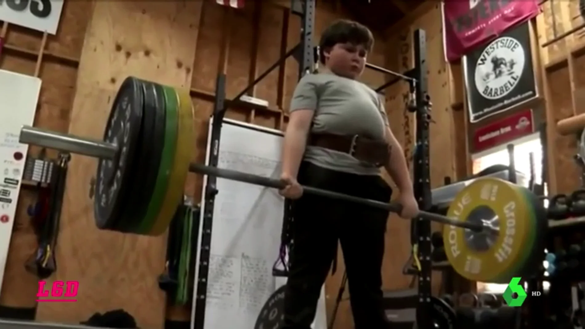 Tate Fegley, el niño más fuerte del mundo: levanta 104 kilos a sus nueve años