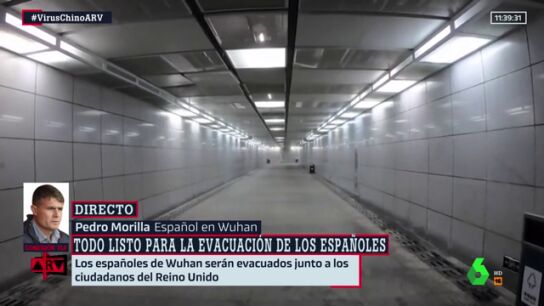 Pedro Morilla, espa&ntilde;ol en Wuhan: "