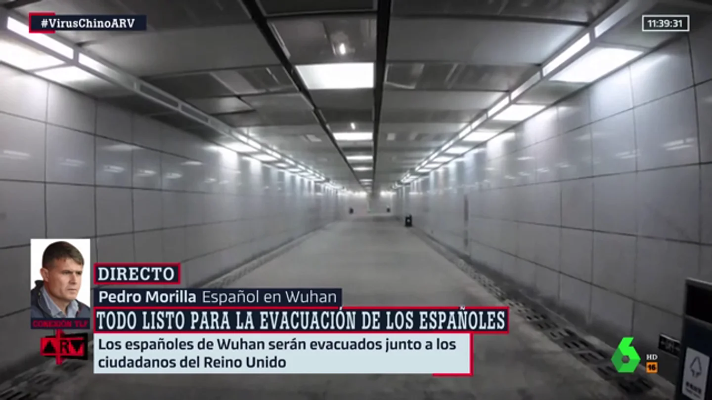 Pedro Morilla, español en Wuhan: " Pedro Morilla, español en Wuhan: "