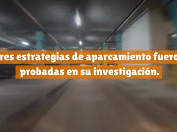 Estrategias de aparcamiento Estrategias de aparcamiento