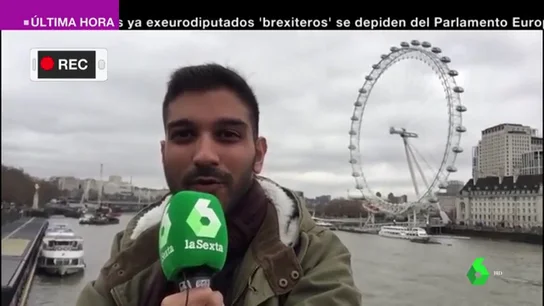 Dudas por el Brexit: así vive un turista español en Londres el adiós de Reino Unido a la Unión Europea Dudas por el Brexit: así vive un turista español en Londres el adiós de Reino Unido a la Unión Europea