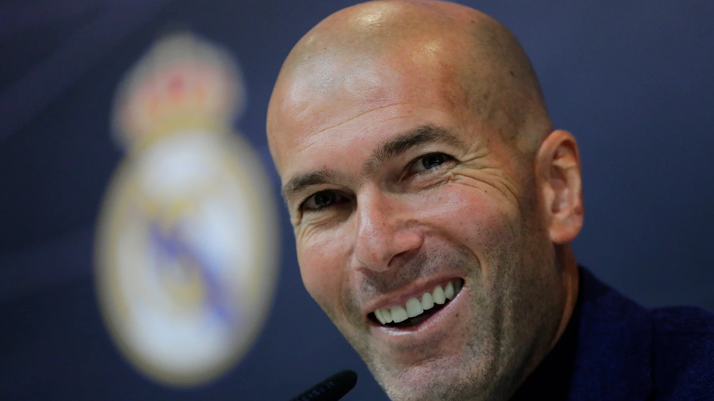 Zidane en rueda de prensa Zidane en rueda de prensa