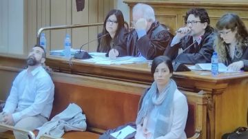 Albert López y Rosa Peral en el juicio del crimen de la Guardia Urbana