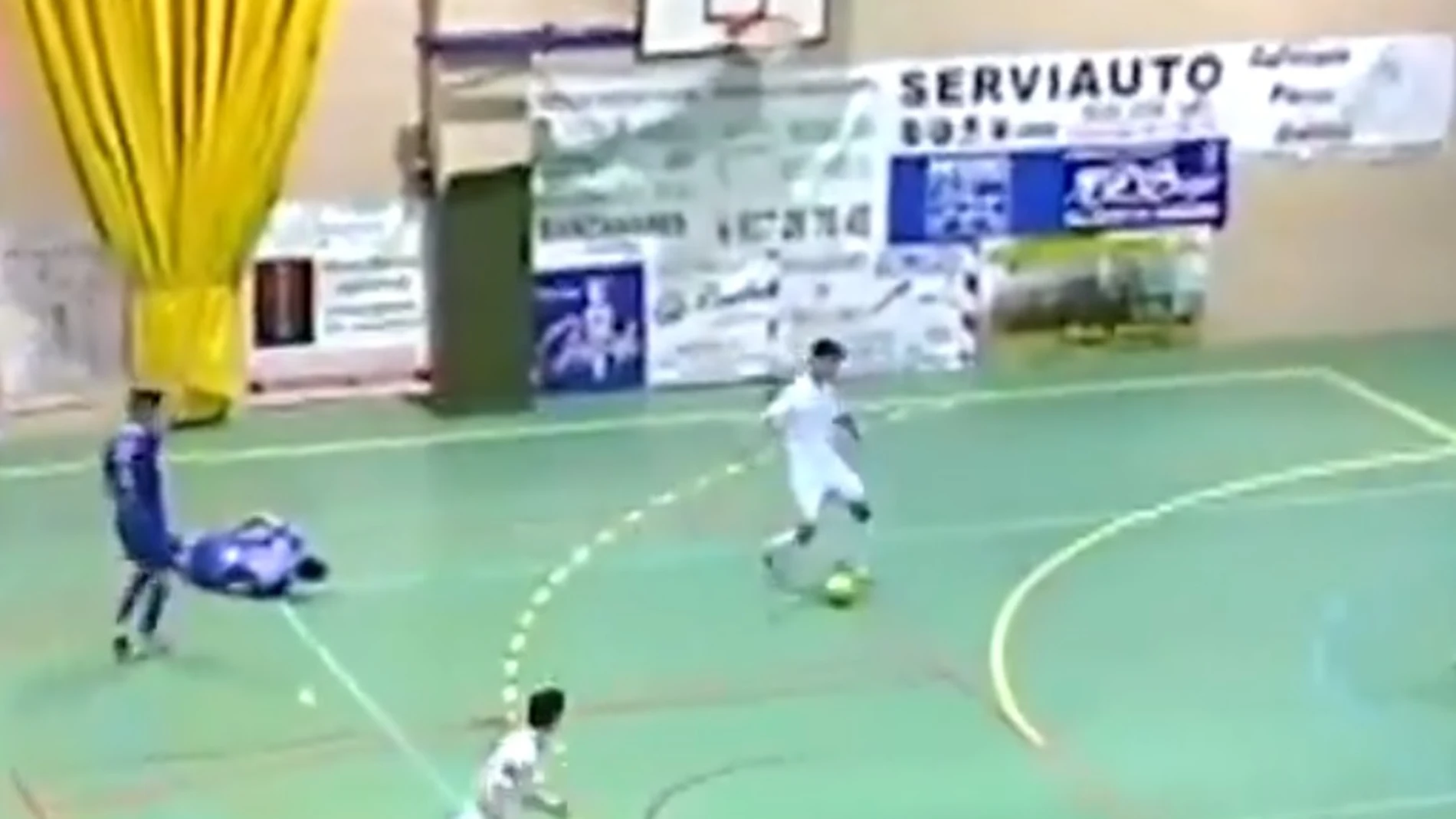 La jugada de Fair Play del Santiago Futsal