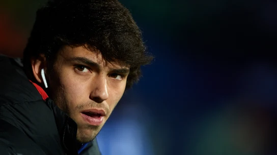 Joao Félix, antes de un partido del Atlético de Madrid Joao Félix, antes de un partido del Atlético de Madrid