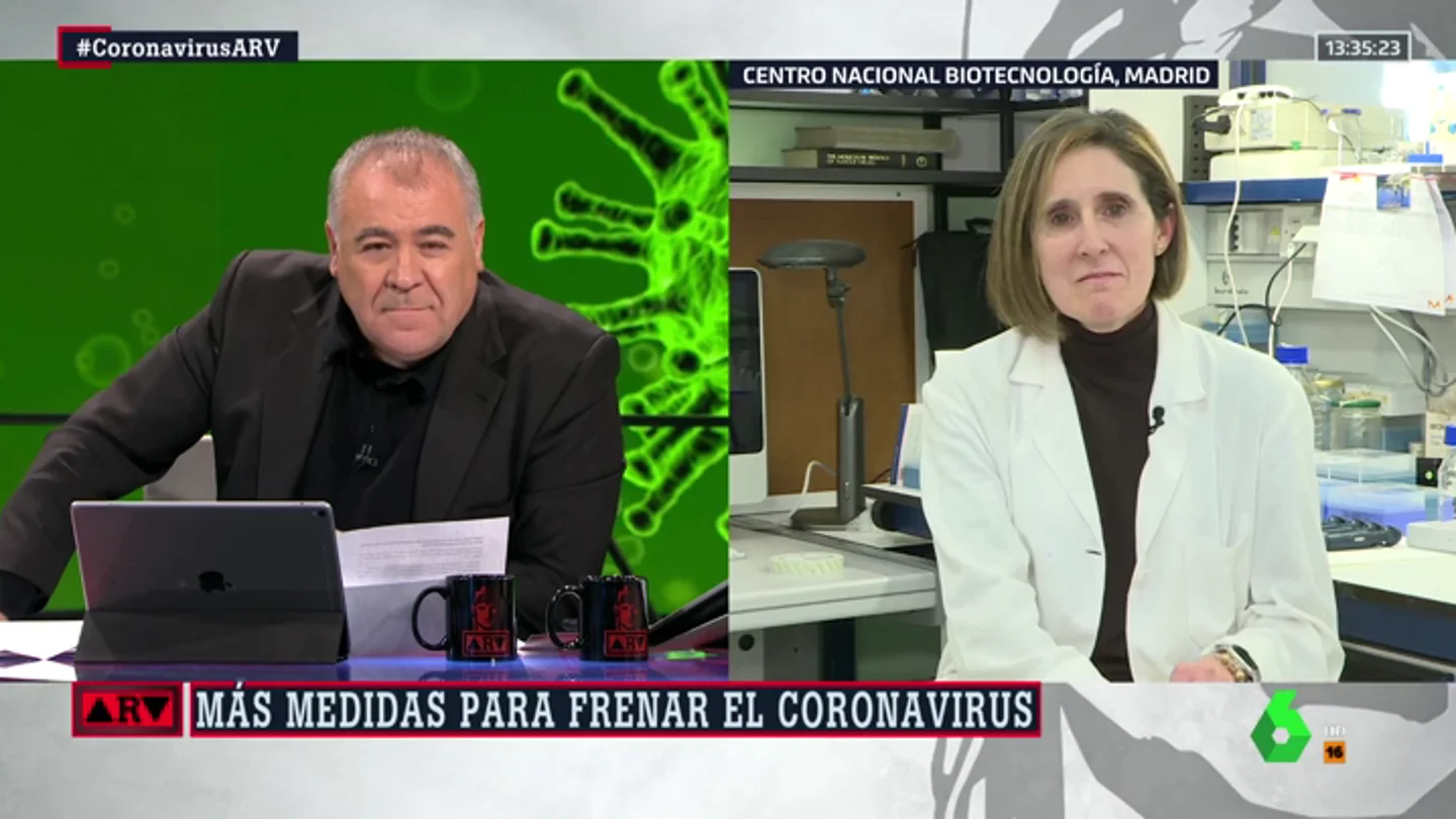 Isabel Sola, investigadora del CSIC, asegura que las cifras de fallecidos por el coronavirus van a seguir creciendo Isabel Sola, investigadora del CSIC, asegura que las cifras de fallecidos por el coronavirus van a seguir creciendo