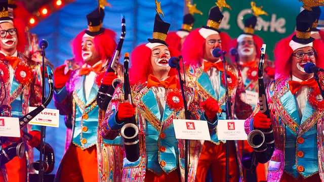 La murga Los Nietos de Kika en el Carnaval 2020 de Las Palmas de Gran Canaria