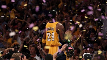 Kobe Bryant en una celebración