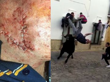 Cogida a un hombre en Cádiz Cogida a un hombre en Cádiz