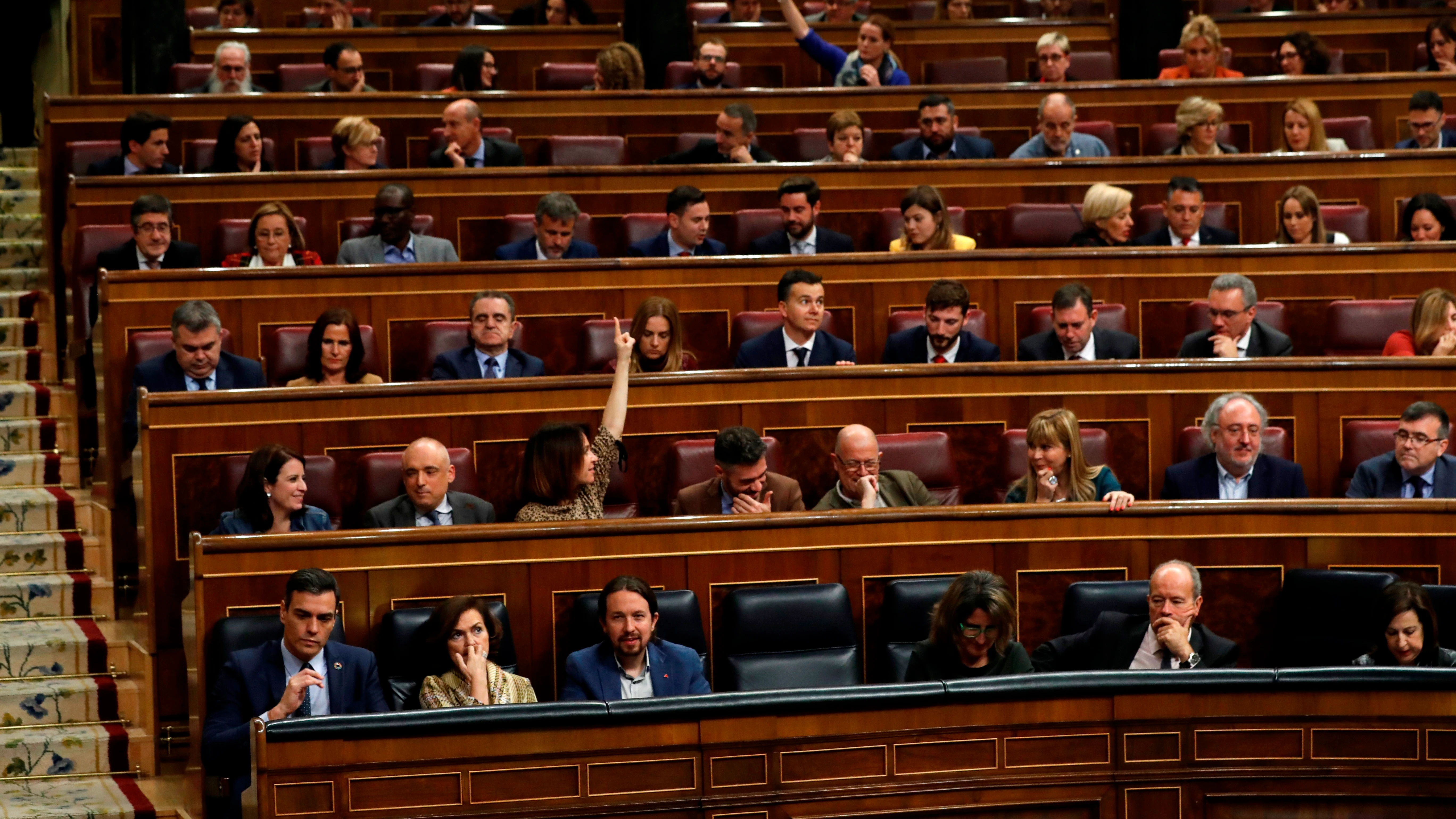 La bancada socialista en el Congreso de los Diputados