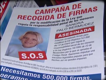 El crimen de Sandra Palo puso en tela de juicio la ley del menor en mayo de 2003 El crimen de Sandra Palo puso en tela de juicio la ley del menor en mayo de 2003