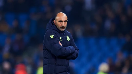 Abelardo en un partido de Copa del Rey Abelardo en un partido de Copa del Rey