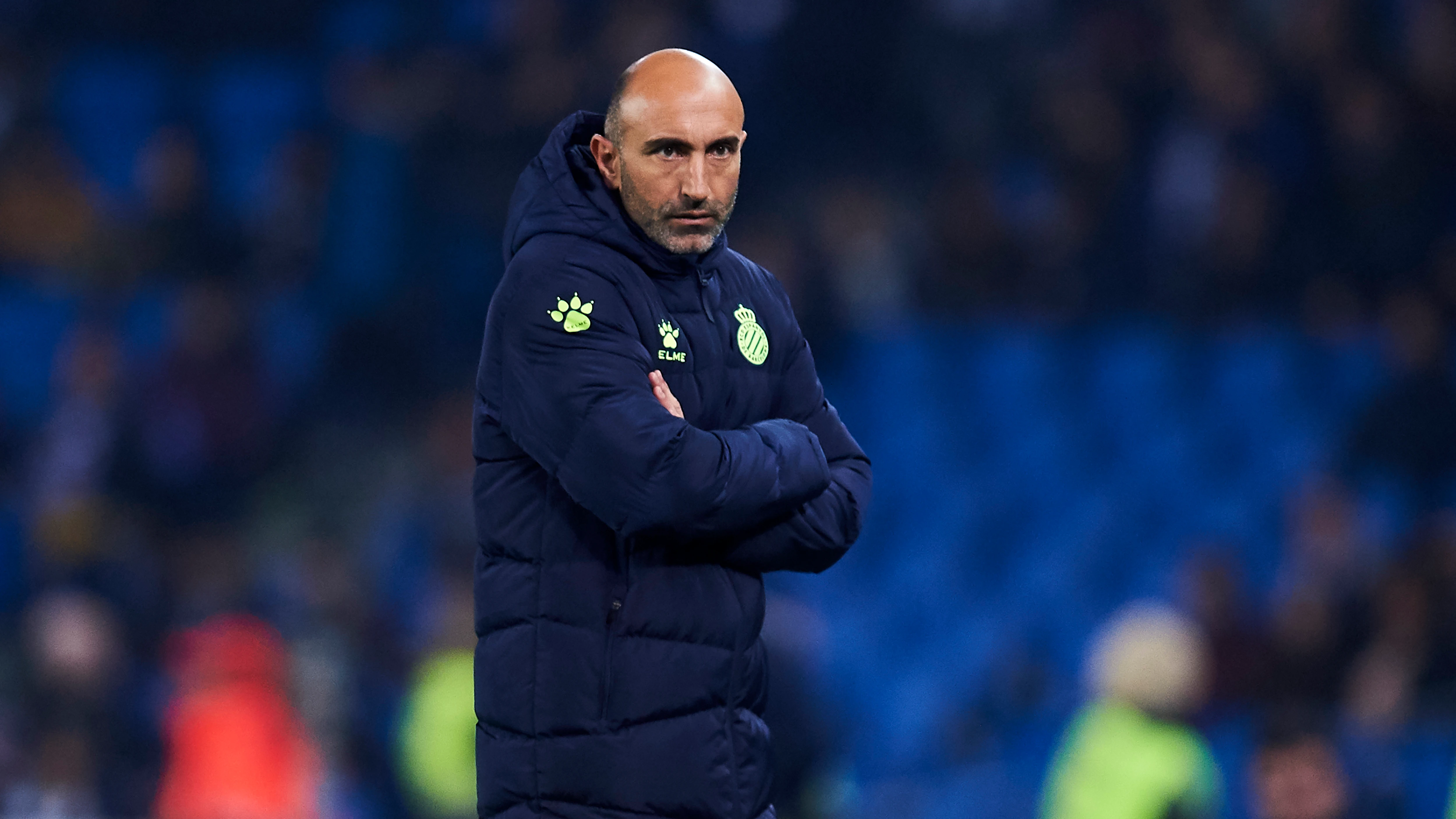 Abelardo en un partido de Copa del Rey