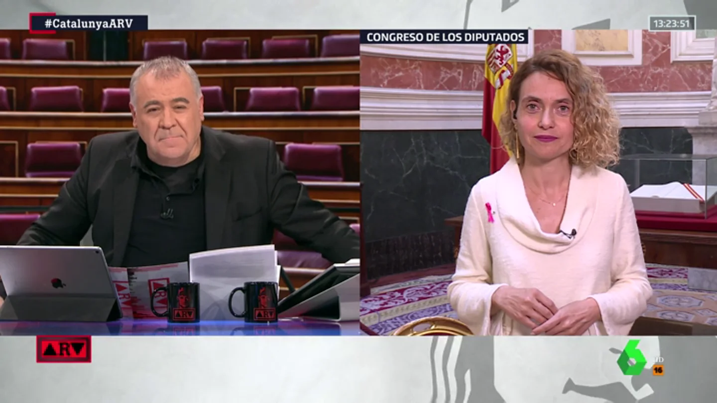 Meritxell Batet, en ARV Meritxell Batet, en ARV