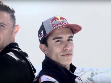 Joaquín Sánchez y Marc Márquez se retan mutuamente Joaquín Sánchez y Marc Márquez se retan mutuamente