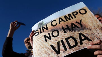 Protesta agricultores en Madrid