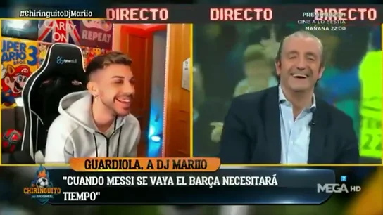 El zasca de Josep Pedrerol a DjMaRiiO por su entrevista a Pep Guardiola El zasca de Josep Pedrerol a DjMaRiiO por su entrevista a Pep Guardiola