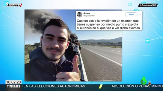 Una excusa muy real: suspende un examen y no puede ir a la revisión porque explota el autobús en el que viajaba Una excusa muy real: suspende un examen y no puede ir a la revisión porque explota el autobús en el que viajaba