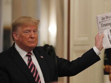 Donald Trump, tras ser absuelto en el 'impeachment' Donald Trump, tras ser absuelto en el 'impeachment'
